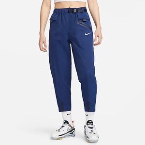 Nike Dri-Fit Tech Pack Loose Fit Pants Womens Size XXS/XS Navy Blue